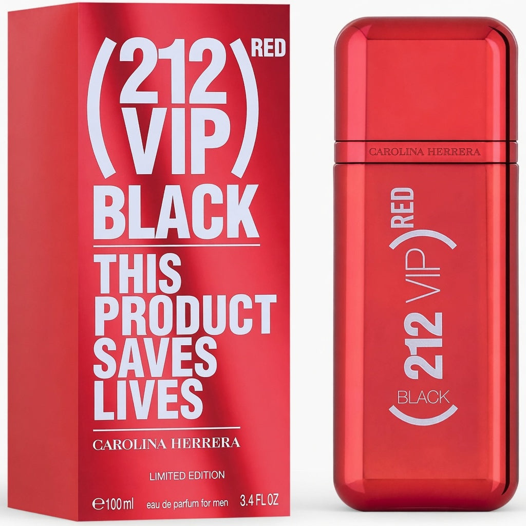 212 Vip Black Red EDT - Carolina Herrera